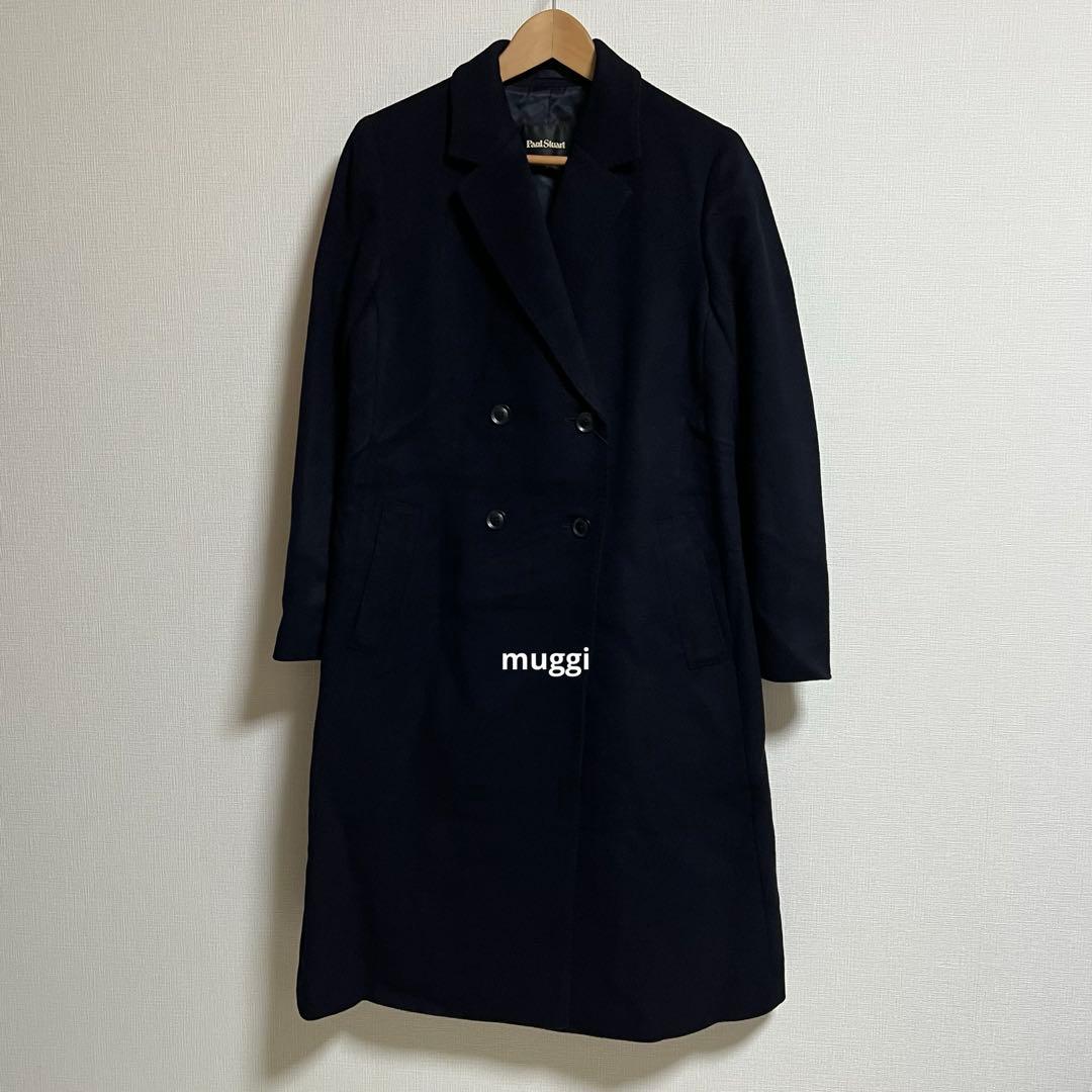 ポールスチュアート チェスターコート ダブルブレスト カシミヤ ウールコート 6