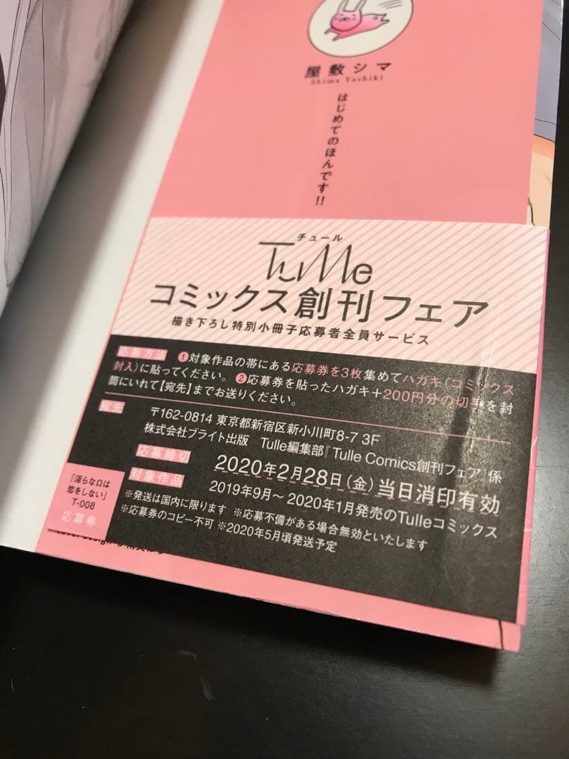 淫らなΩは恋をしない　特典　限定ペーパー