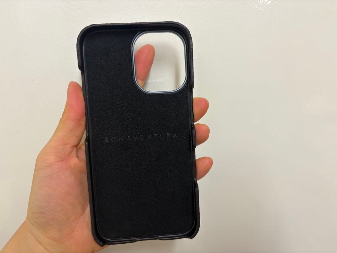 BONAVENTURA ボナベンチュラ iPhone16ケース 限定色 ボルドー