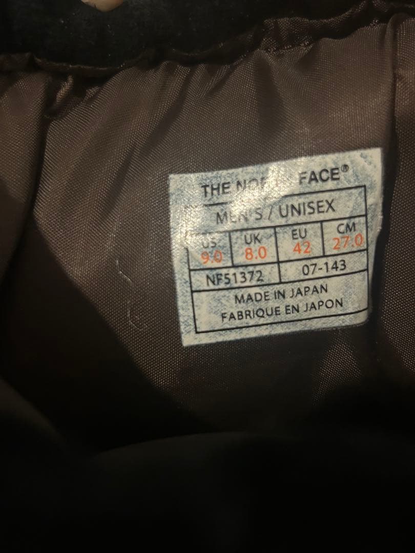 希少廃盤モデル　ノースフェイス スエード レザー ヌプシ ブーツ NF51372