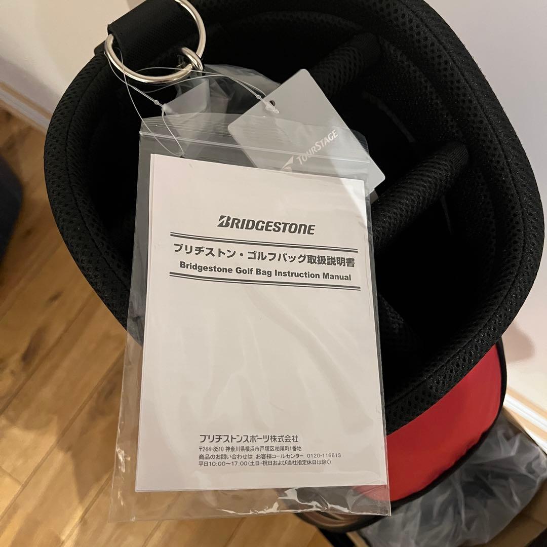 【未使用品】TourStage キャディバッグ 赤黒