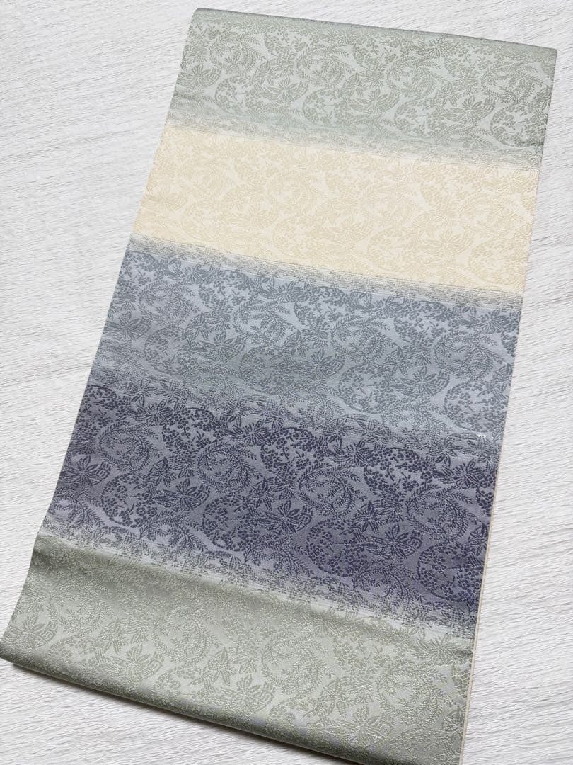 m-107 西陣織 大光織物 袋帯 正絹 全通