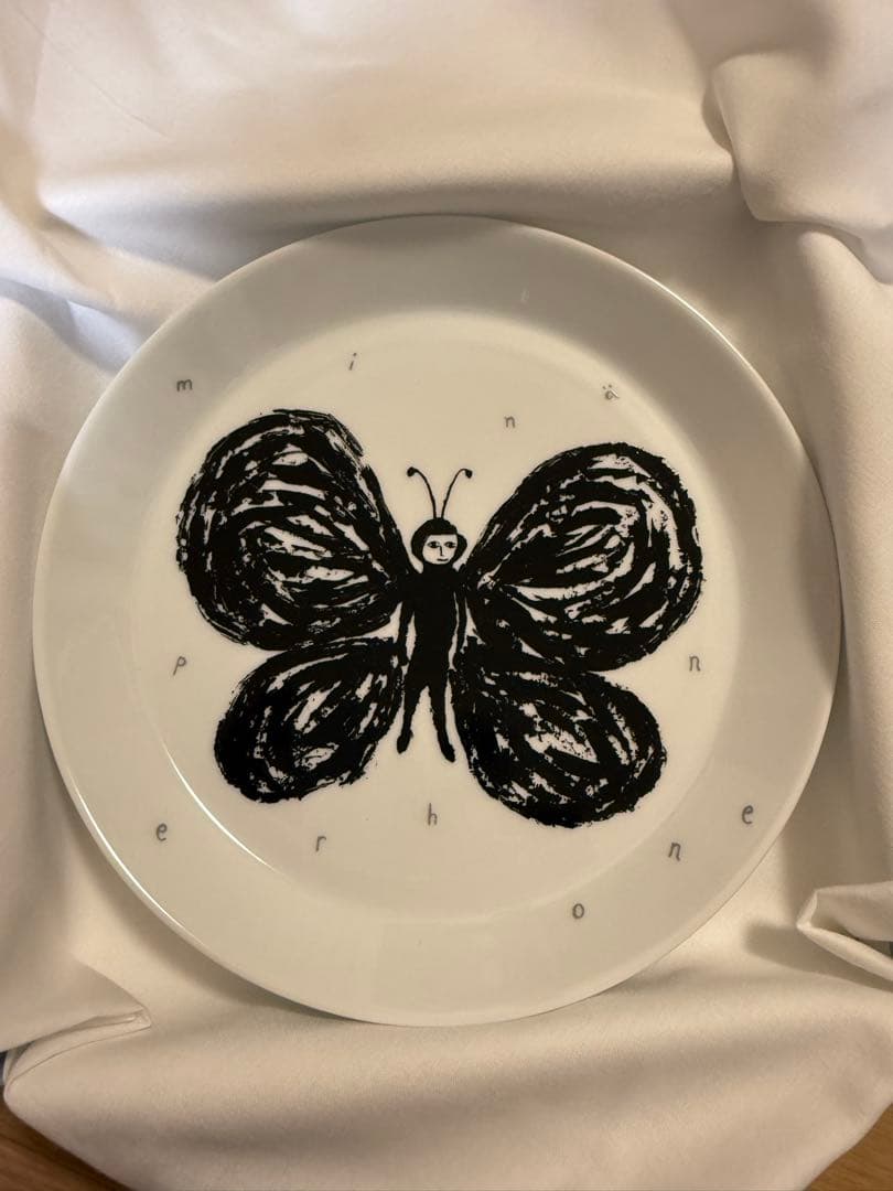 minä perhonen ノベルティ プレート 皿 enkeli 蝶