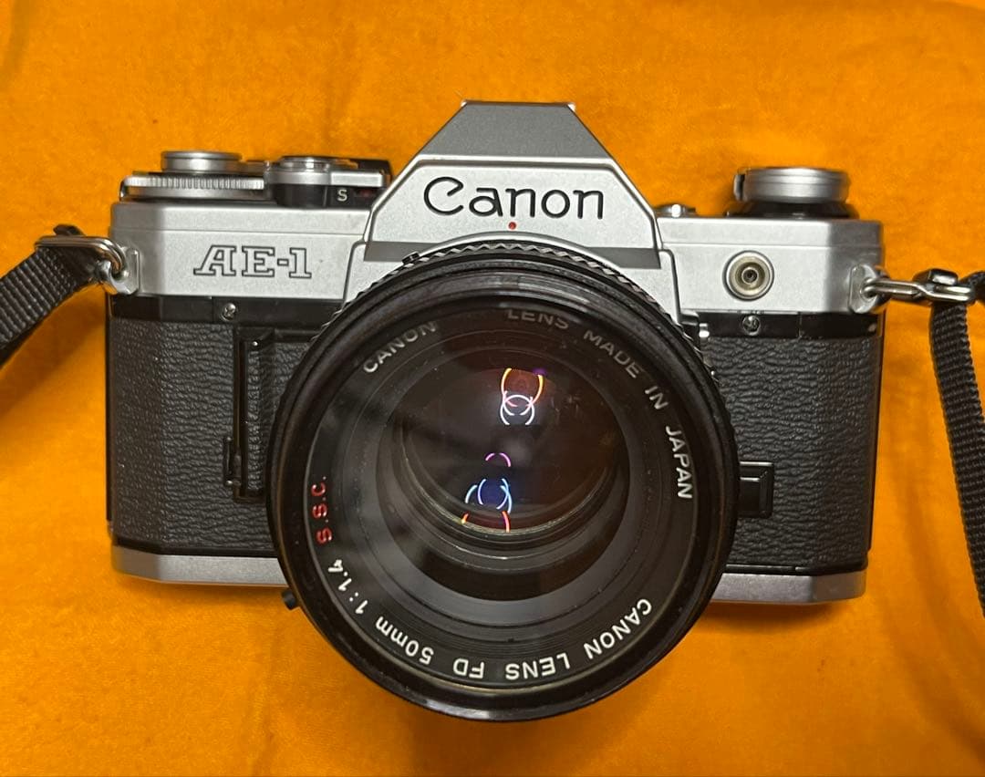 Canon AE-1 一眼レフカメラFD 50mm f/1.4レンズ付動作確認済