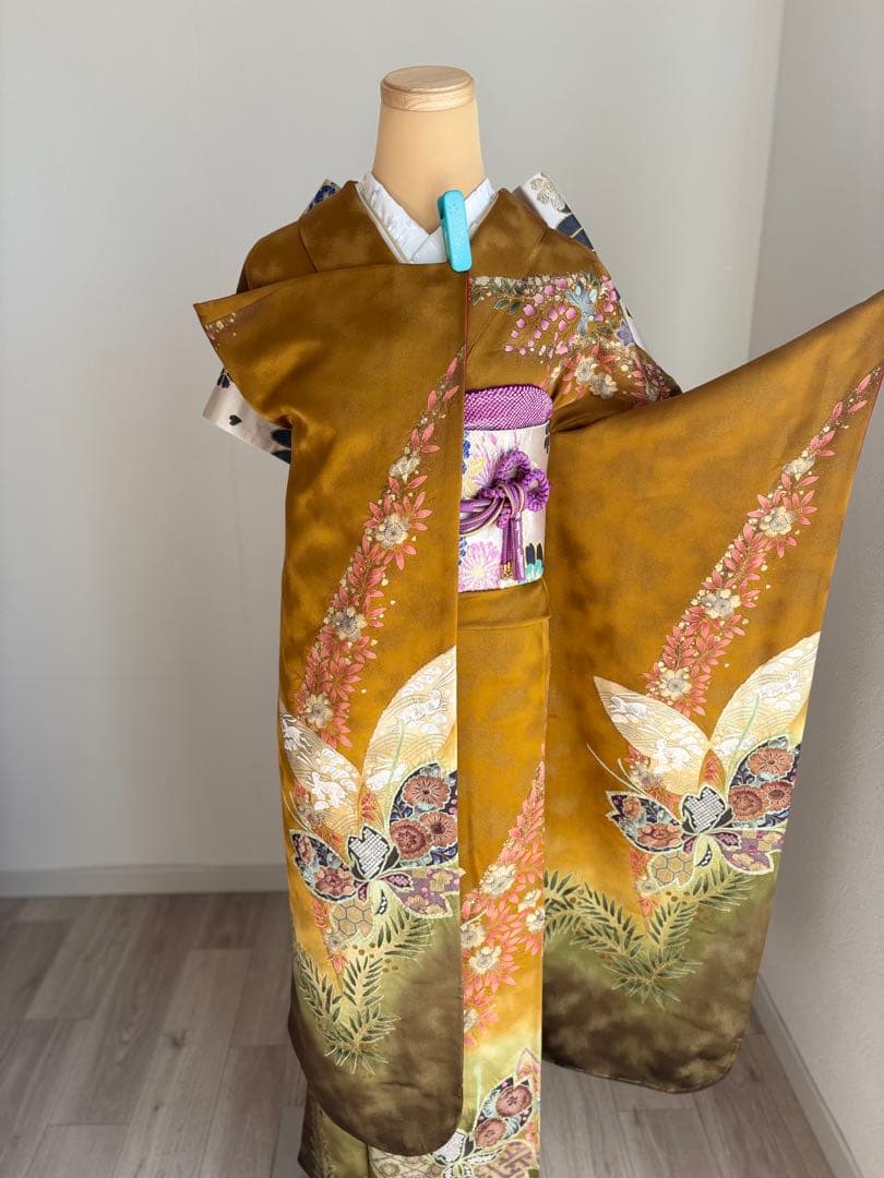 期間限定価格❣️2/8迄　振袖フルセット　成人式　正絹　袋帯　やまと誂製