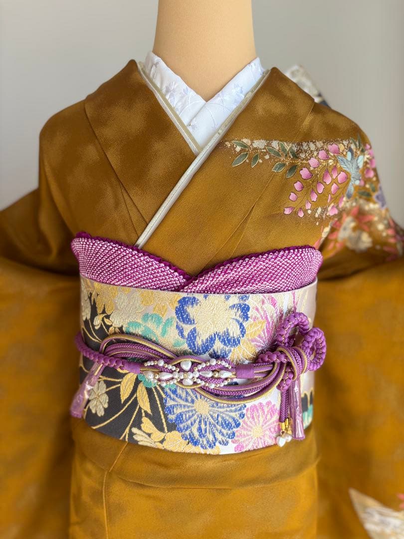 期間限定価格❣️2/8迄　振袖フルセット　成人式　正絹　袋帯　やまと誂製