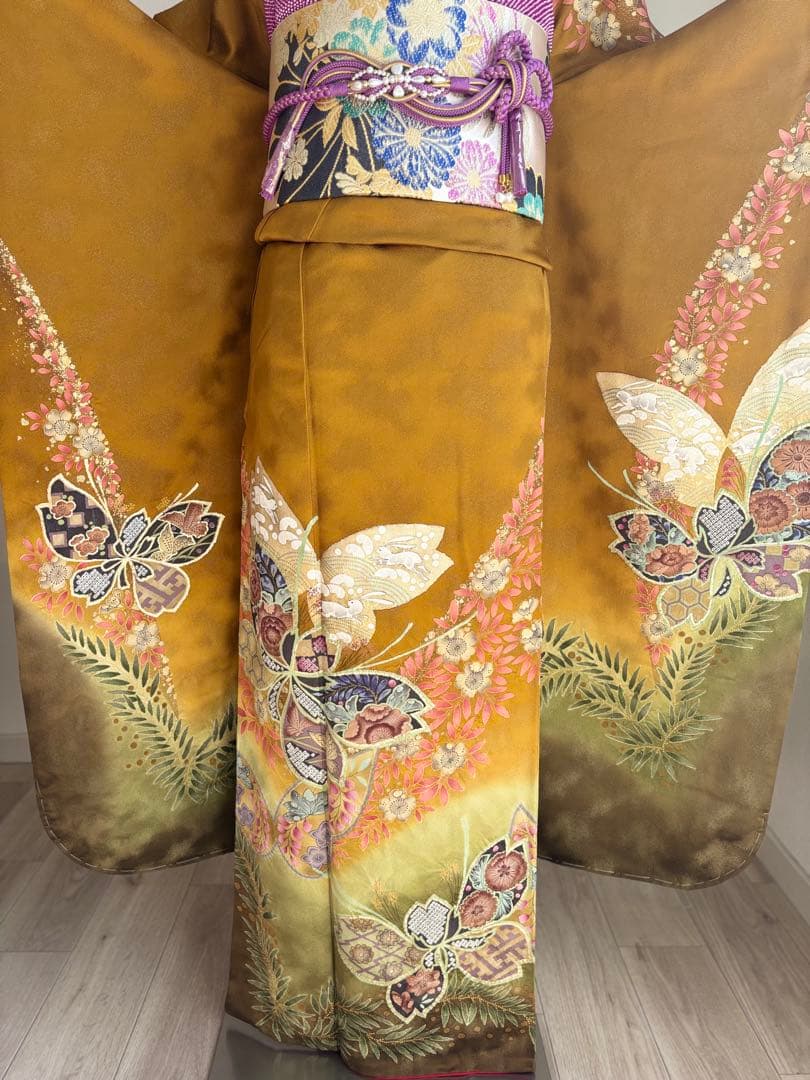 期間限定価格❣️2/8迄　振袖フルセット　成人式　正絹　袋帯　やまと誂製