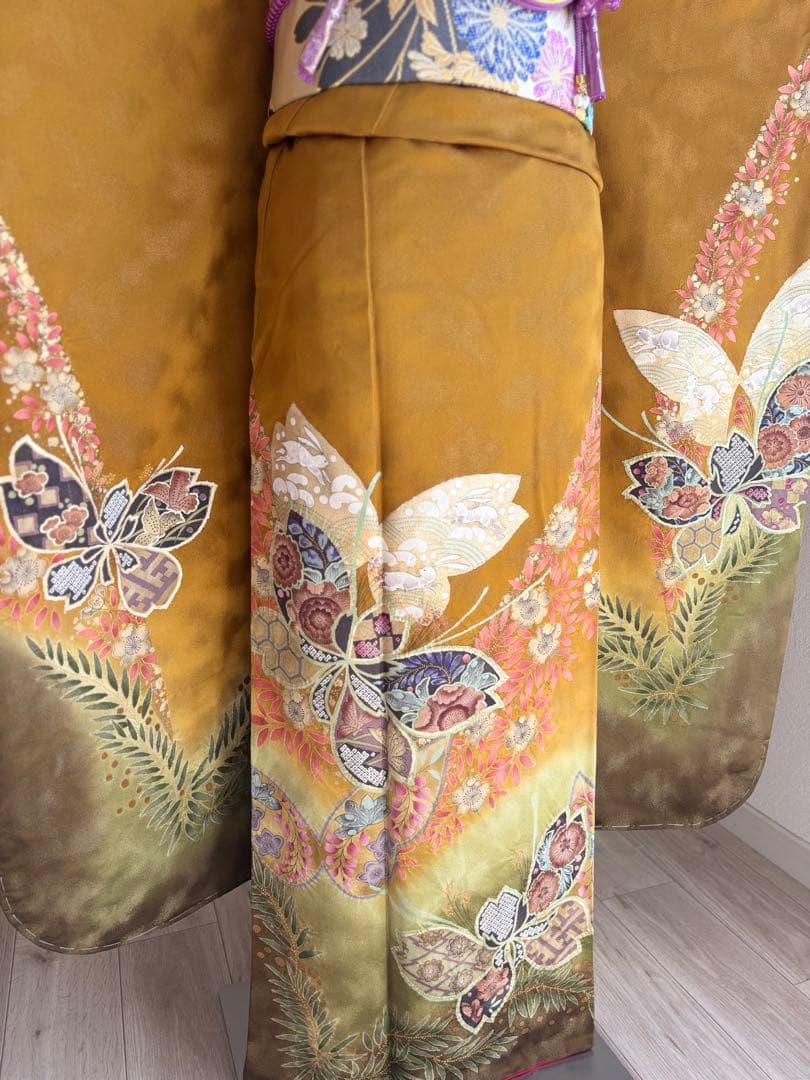 期間限定価格❣️2/8迄　振袖フルセット　成人式　正絹　袋帯　やまと誂製