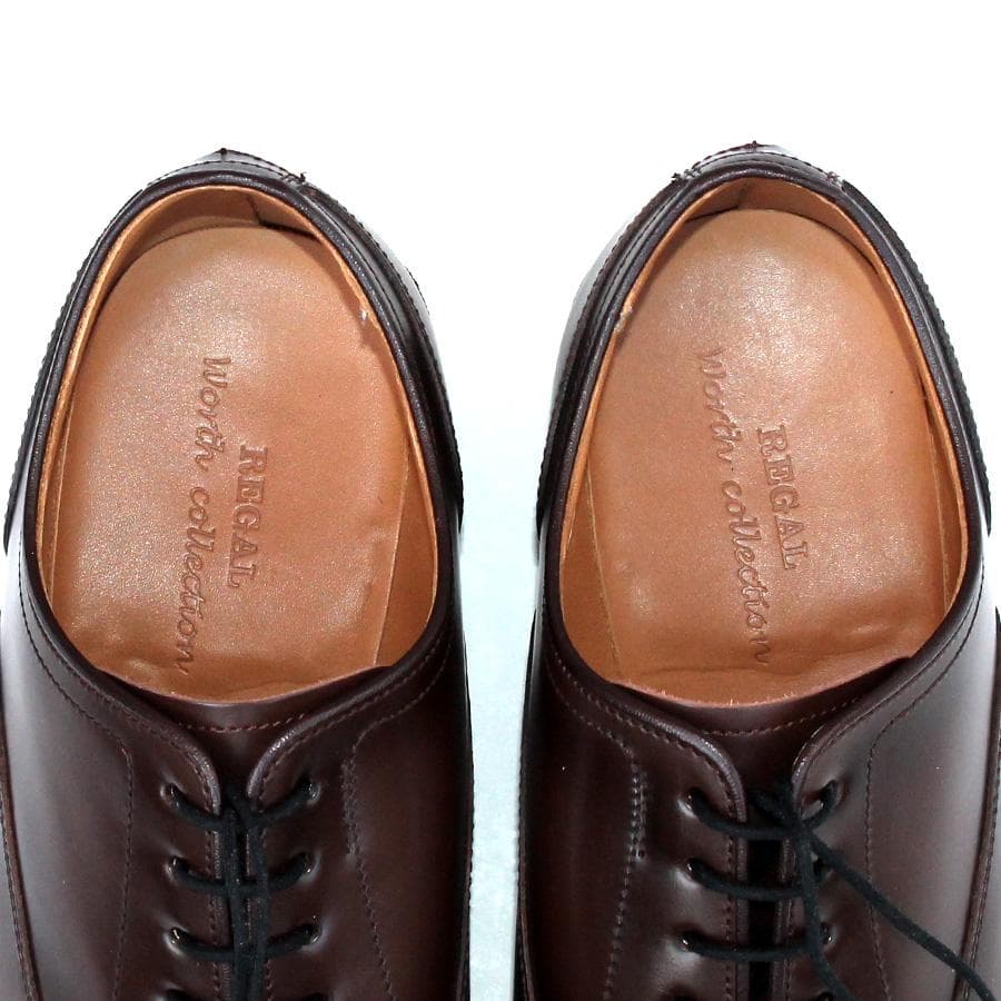 良品 REGAL ストレートチップ ブラウン ビジネス ドレスシューズ 日本製