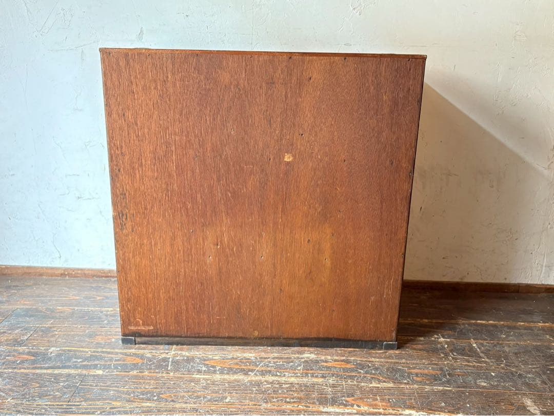 ダイヤガラス ミニ箪笥 インテリア 昭和レトロ 当時物 古道具