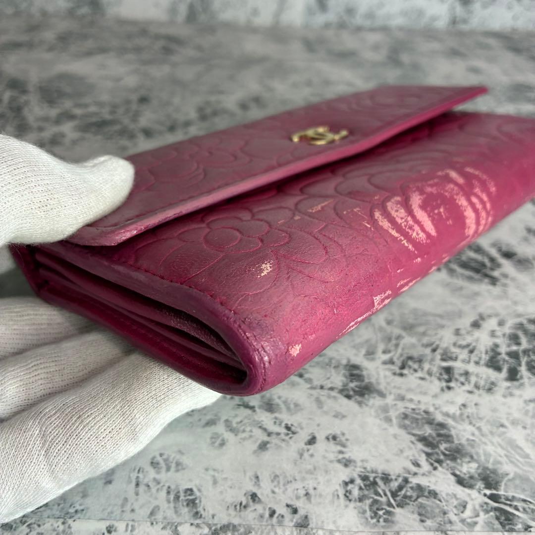 ✨CHANEL✨　シャネル　長財布　カメリア