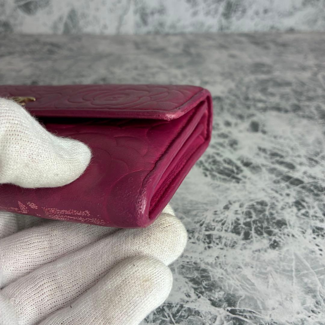 ✨CHANEL✨　シャネル　長財布　カメリア