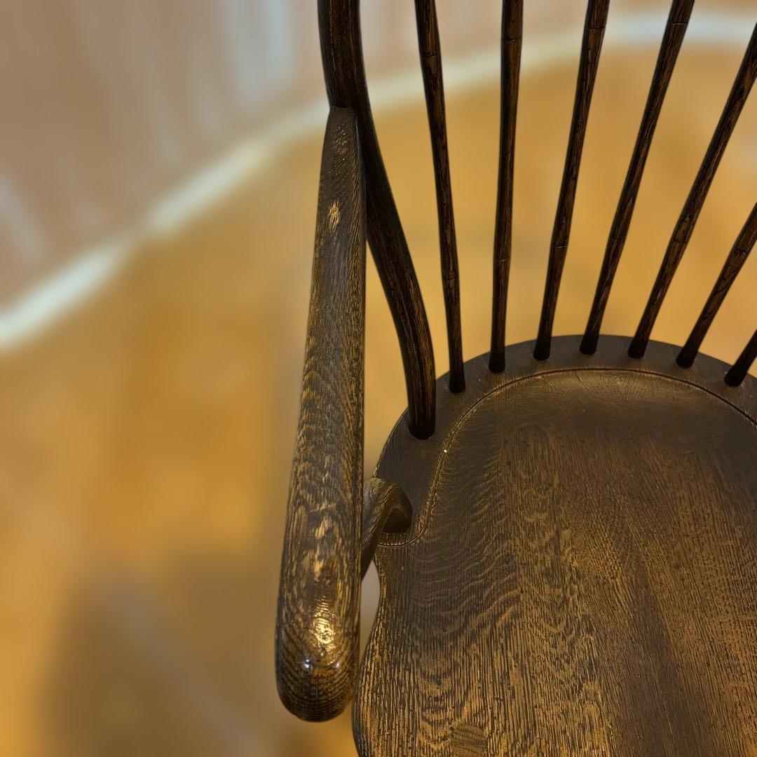 【引取り限定】飛騨産業、ダイニングチェア4脚セット、