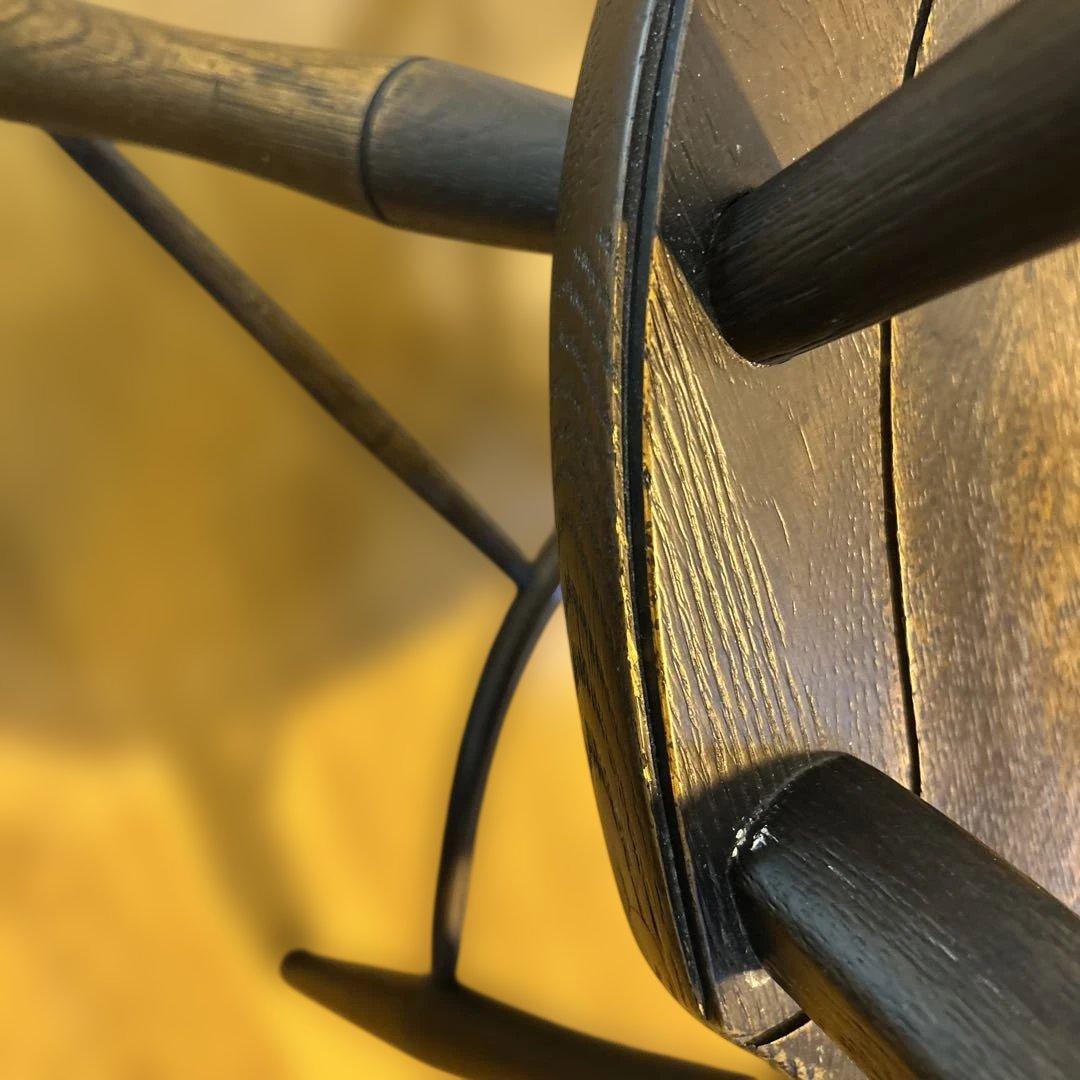 【引取り限定】飛騨産業、ダイニングチェア4脚セット、