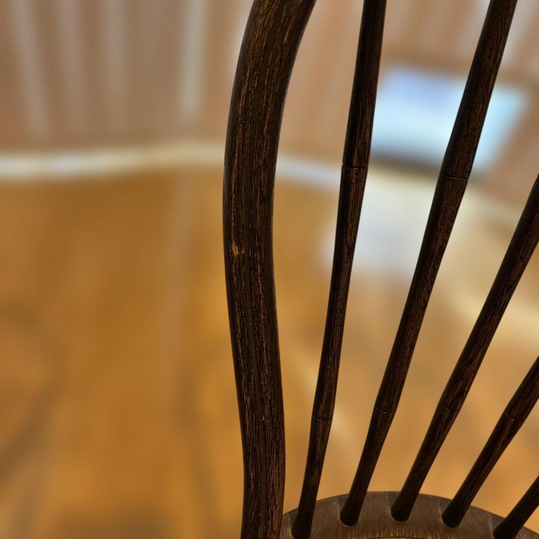 【引取り限定】飛騨産業、ダイニングチェア4脚セット、