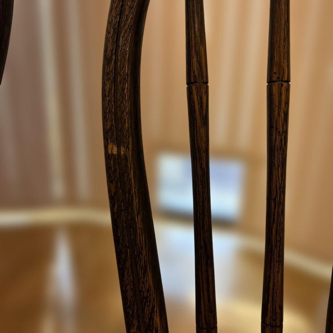 【引取り限定】飛騨産業、ダイニングチェア4脚セット、