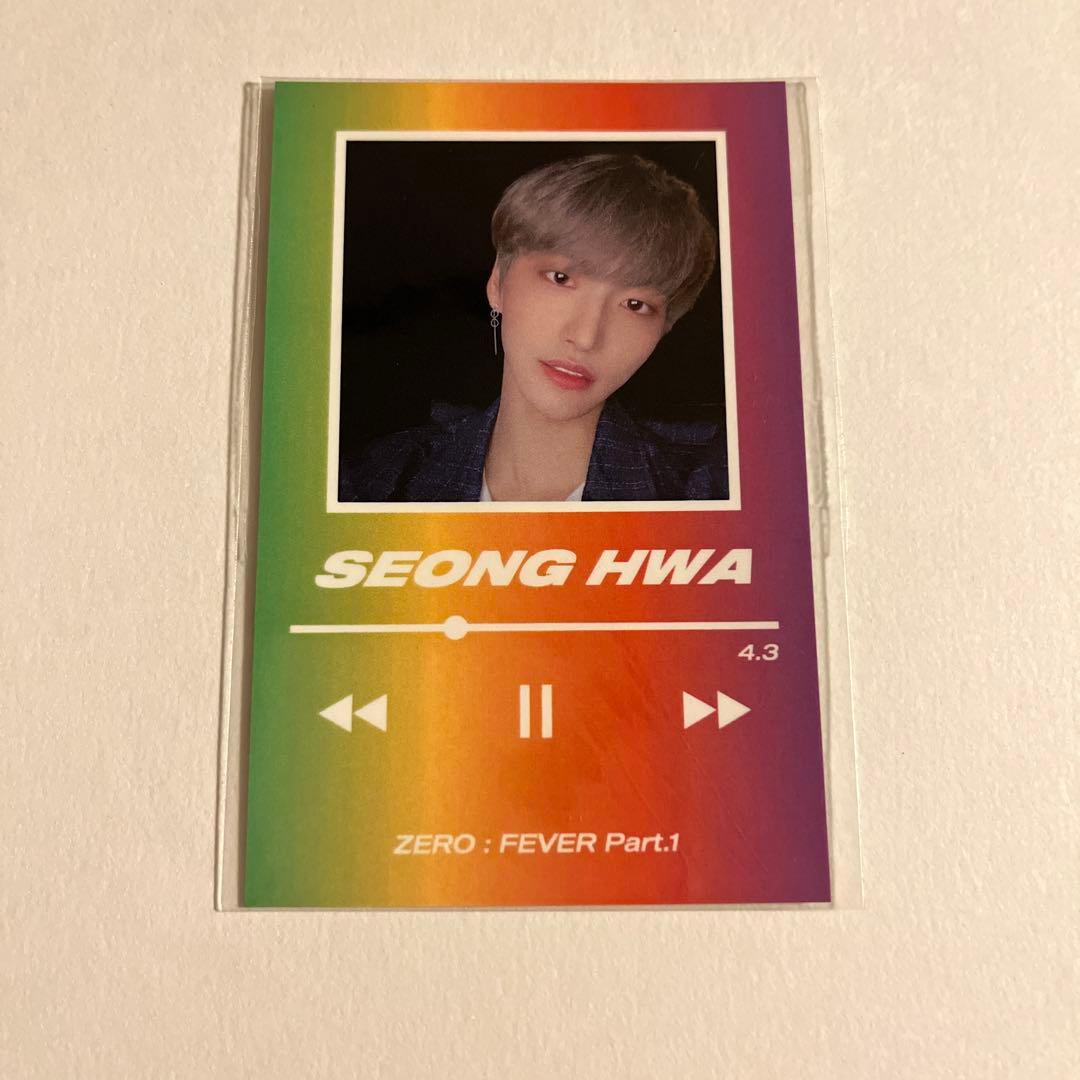 ATEEZ ソンファ　トレカFEVER Part1 109賞　shibuya