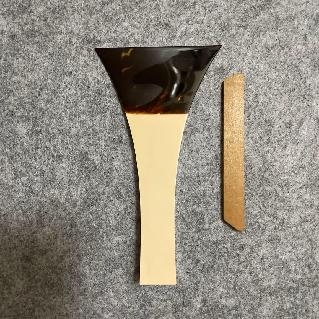 美品メンテナンス済み　津軽三味線バチ撥　鼈甲