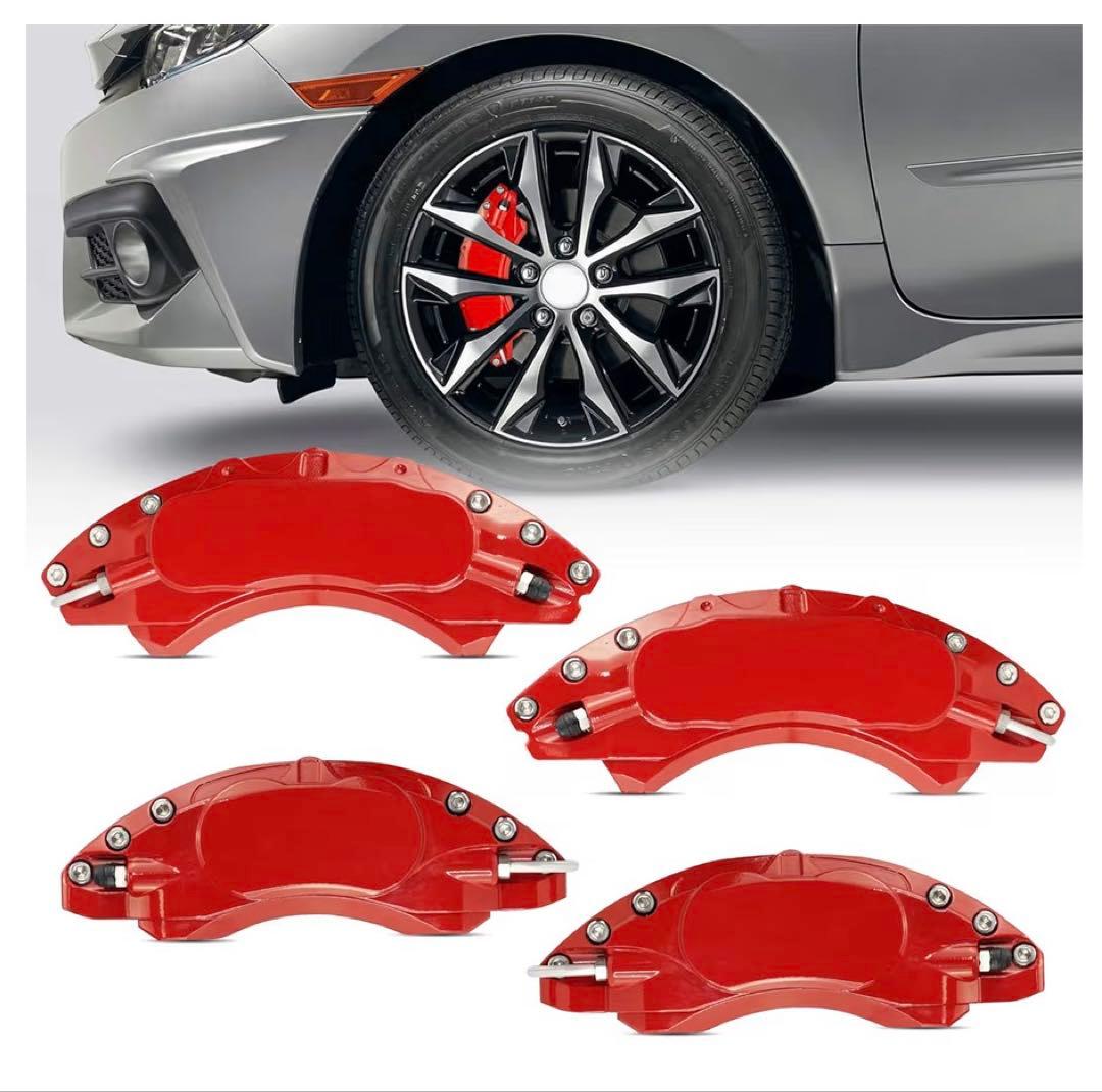 シビック fk7 fl1キャリパーカバー　赤