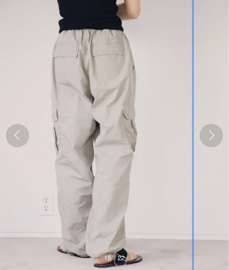 新品タグ付き　todayful Drawstring Cargo Pants