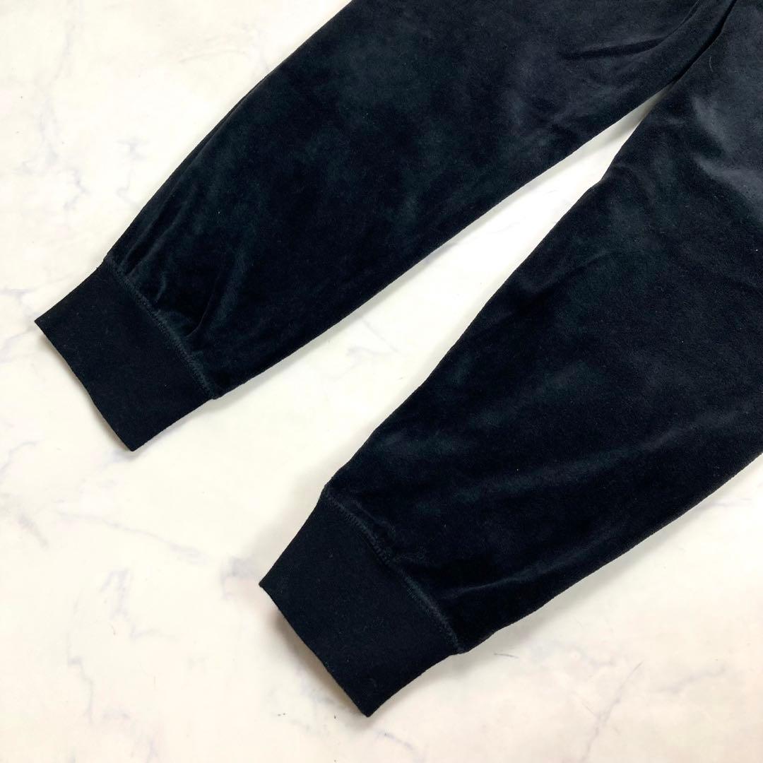 ポロラルフローレン ベロアセットアップ 上下　黒 ポニーロゴ ジャケット パンツ