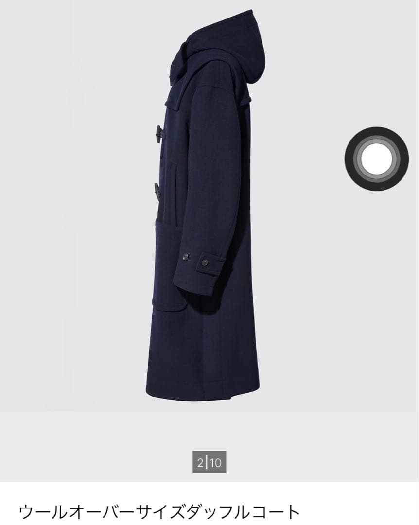 新品 UNIQLO × +J オーバーサイズ ダッフルコート XXL