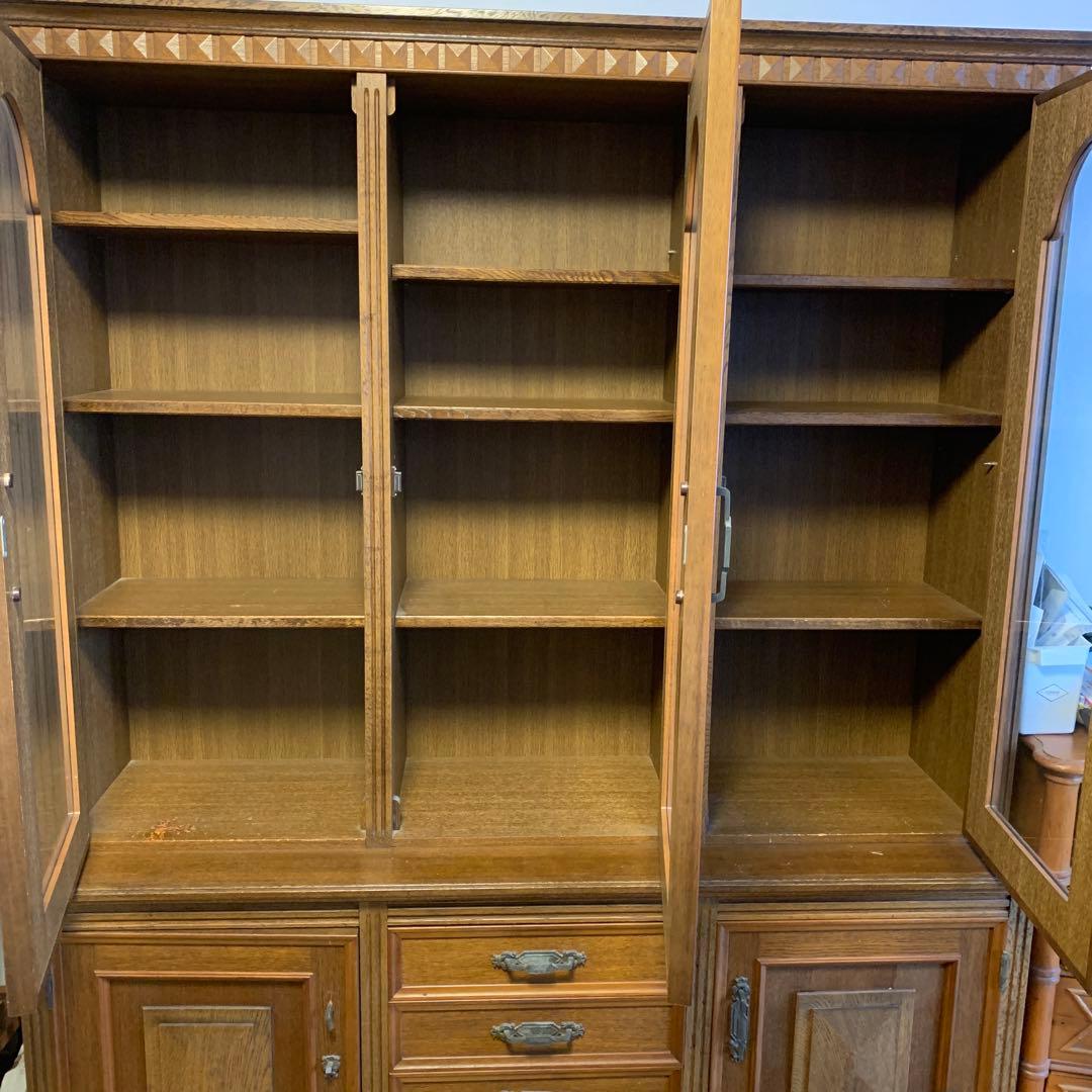 Kumasan一読/ビンテージ木製キャビネット(本棚)