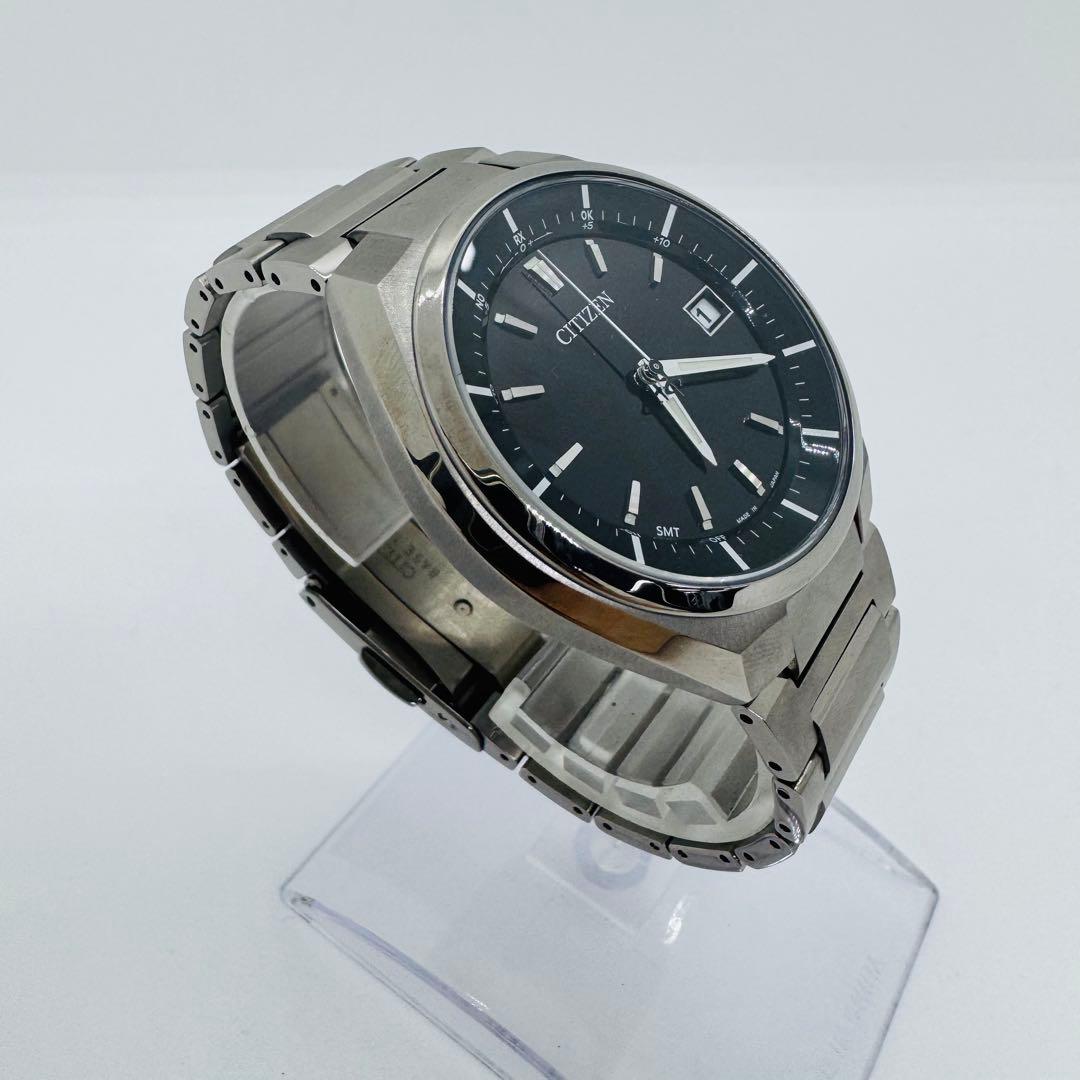 ✨CITIZEN✨シチズン✨デイト✨エコドライブ✨ブラック文字盤✨腕時計✨