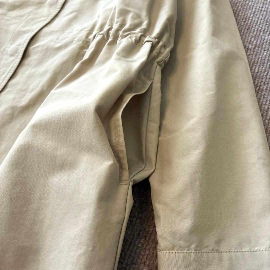 未使用級 OUR♡頼れるノーカラーコート 撥水 洗濯可 軽量 ベージュ