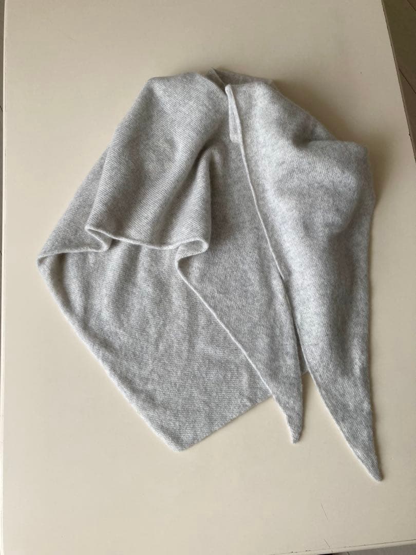 ASAUCE MELER シームレス トライアングルニットストール