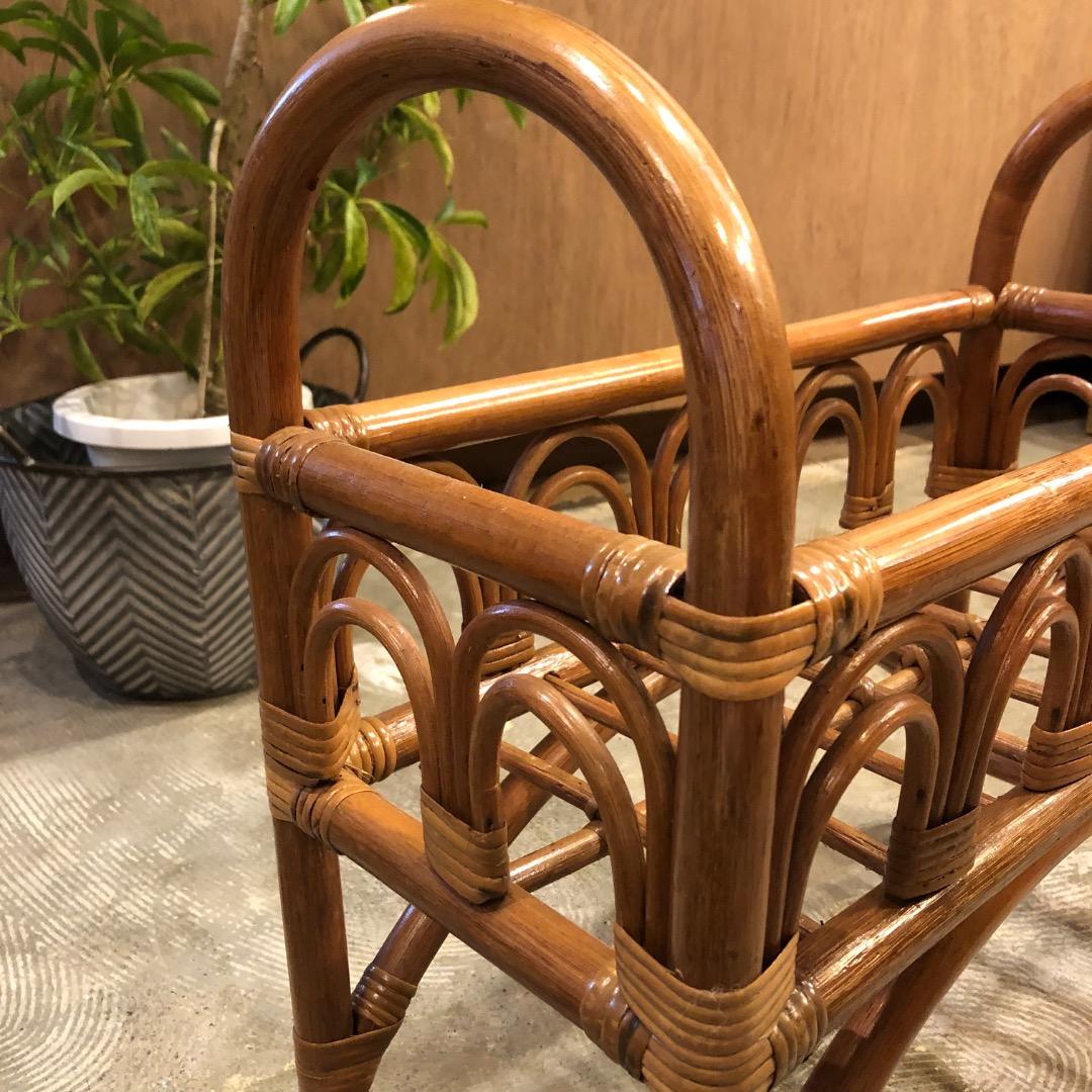 【ラタン】　棚　フリーラック　プランター　フラワーラック　飾り棚　ラタン家具
