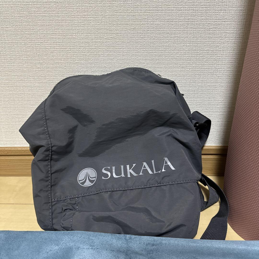 SUKALA ヨガマット ピンク リバーシブル ヨガラグ ケース（バッグ）付き