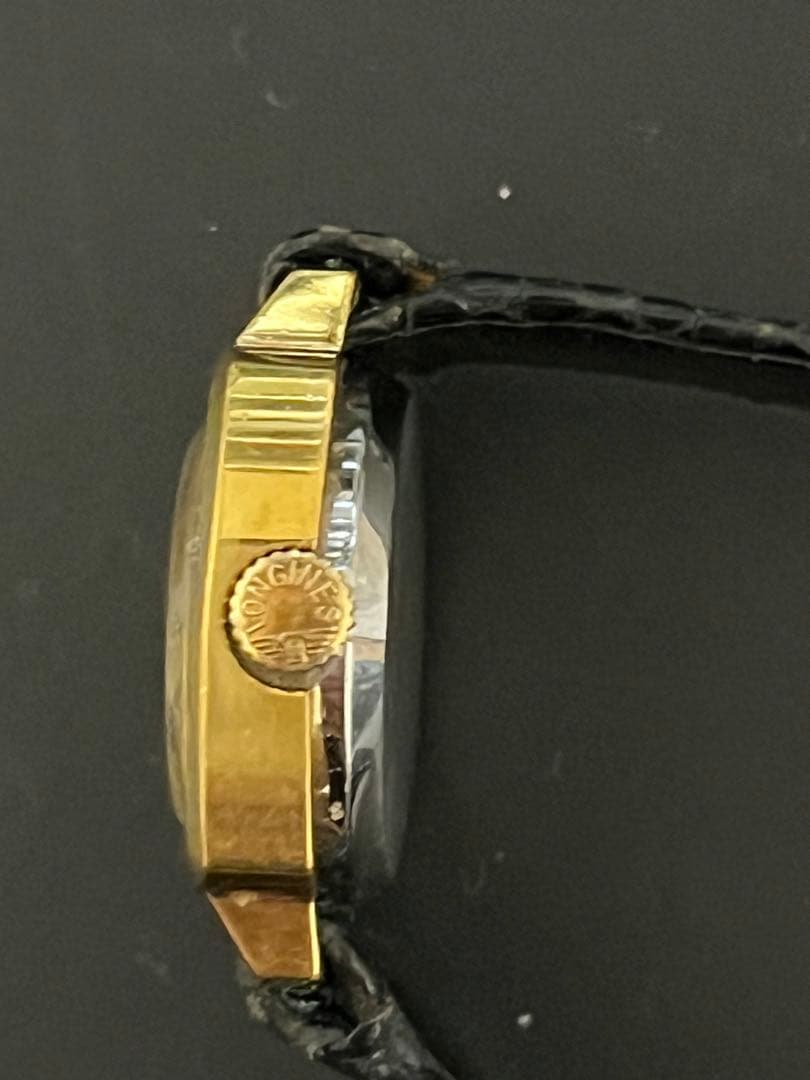【希少】LONGINES ロンジン ゴールド スクエア 手巻き時計　稼働品