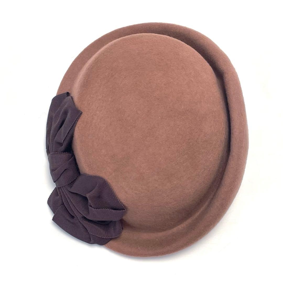 CA4LA カシラ ブラウン クロッシェ ボウルハット ウール レディース