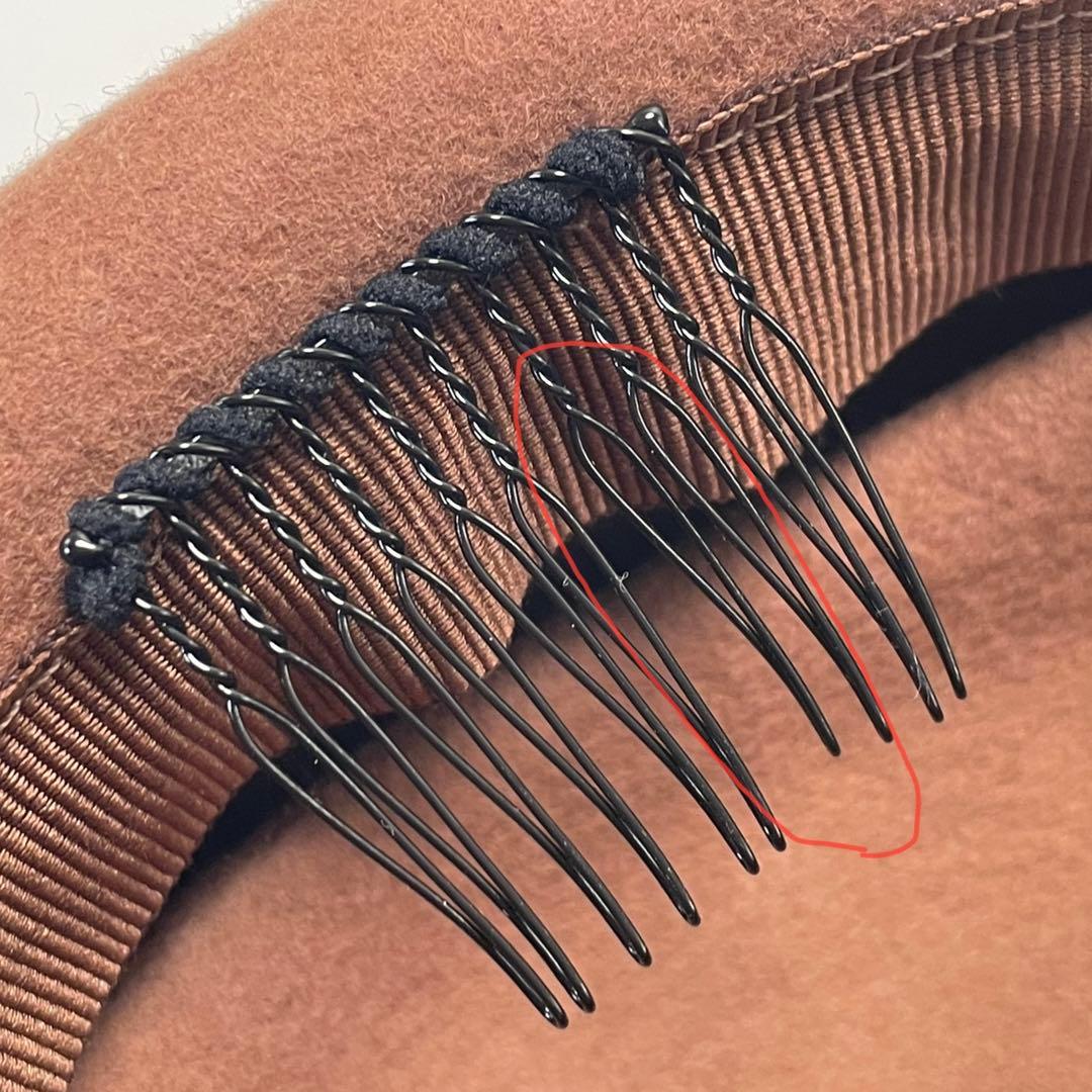 CA4LA カシラ ブラウン クロッシェ ボウルハット ウール レディース