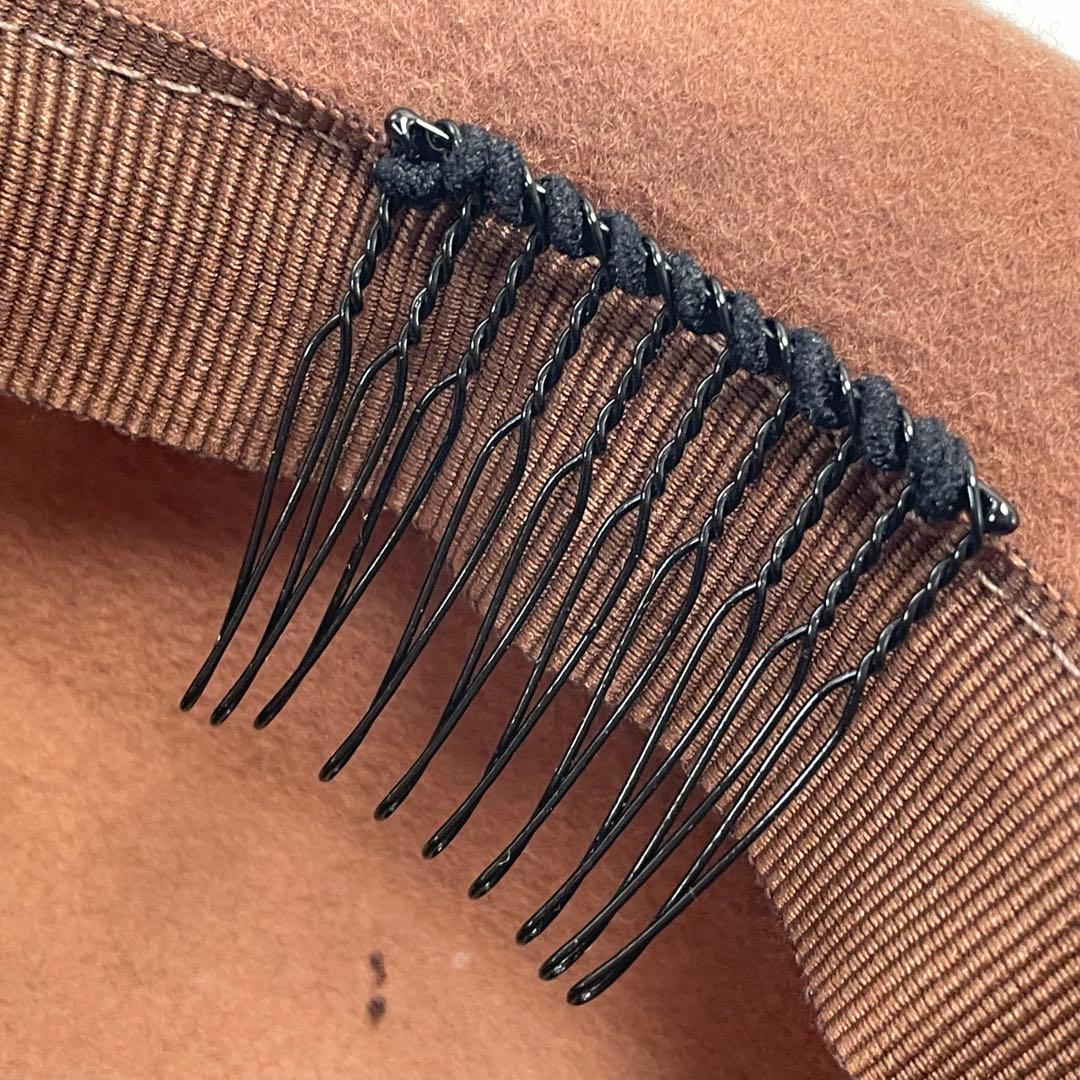 CA4LA カシラ ブラウン クロッシェ ボウルハット ウール レディース