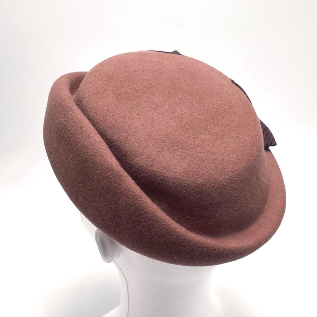 CA4LA カシラ ブラウン クロッシェ ボウルハット ウール レディース