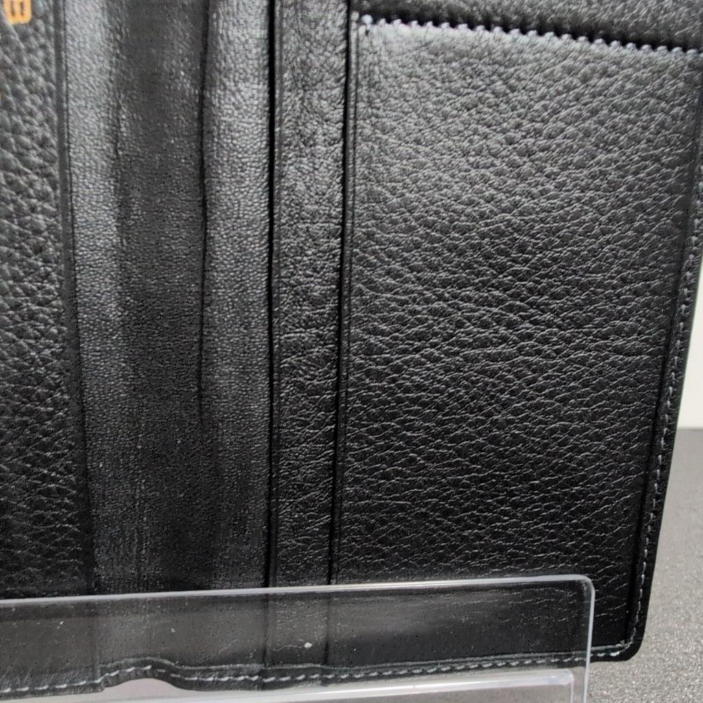 バレンシアガ　長財布　黒　ソフト レザー　本革　BALENCIAGA　札入れ