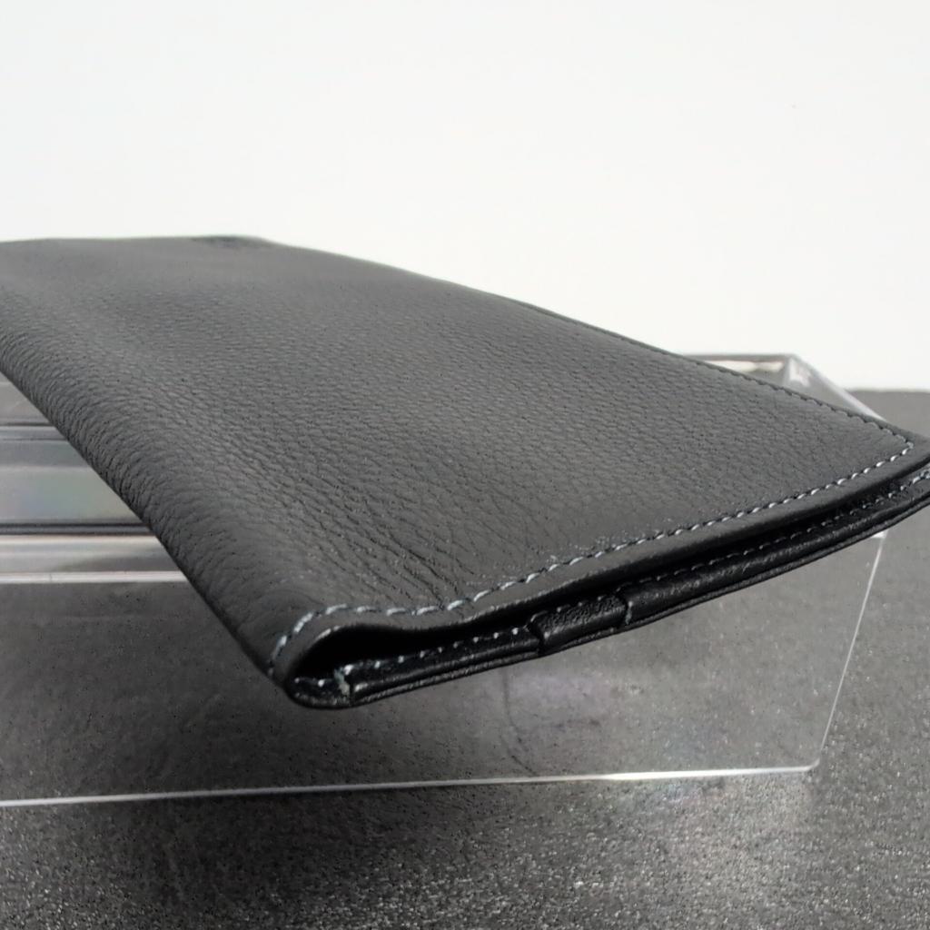 バレンシアガ　長財布　黒　ソフト レザー　本革　BALENCIAGA　札入れ