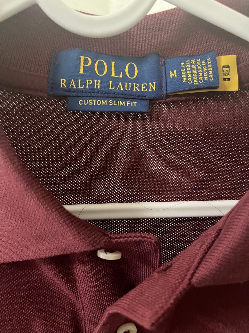 ポロベア　Polo Ralph Lauren ワインレッド ポロシャツ M