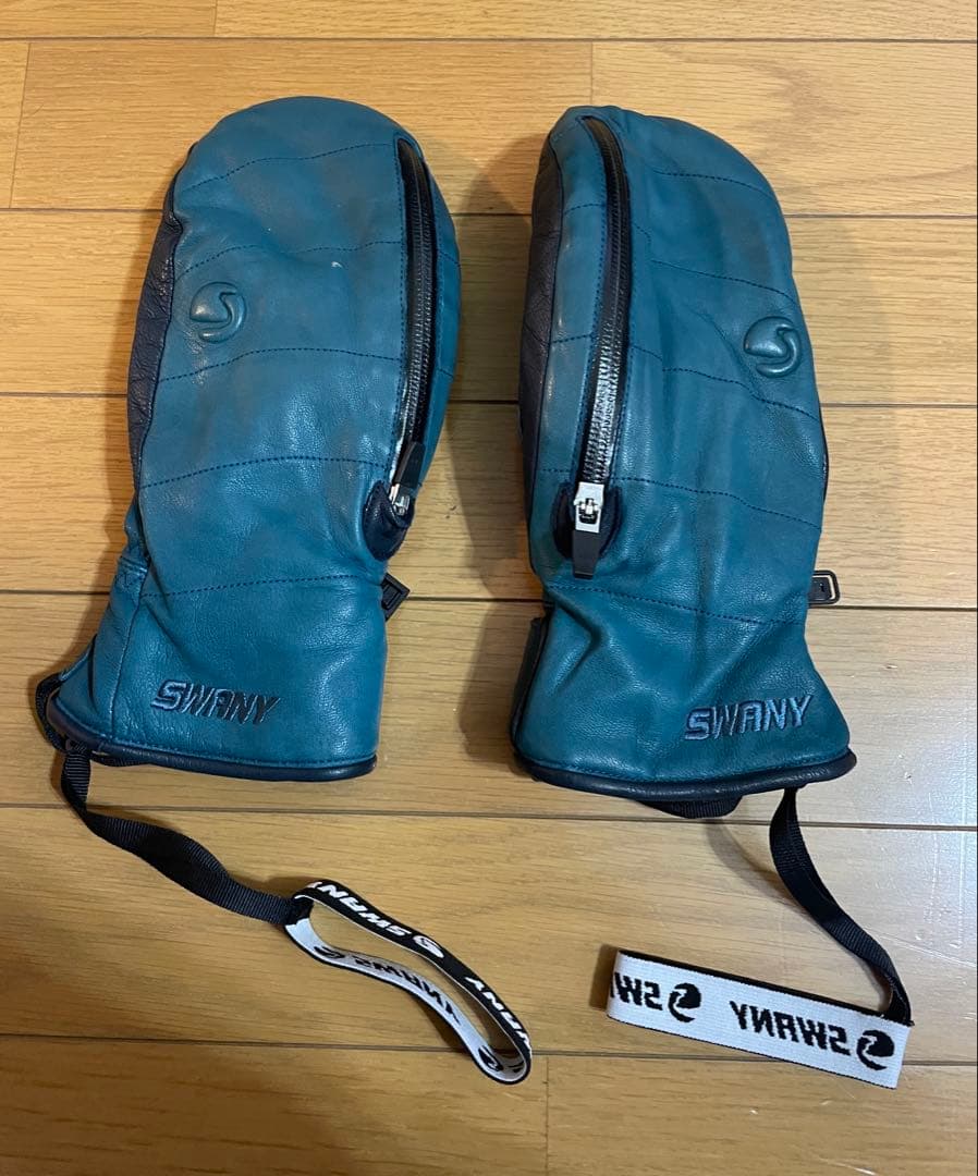 スワニー　スキー　スノーボード　レザーグローブ　swanny メンズM