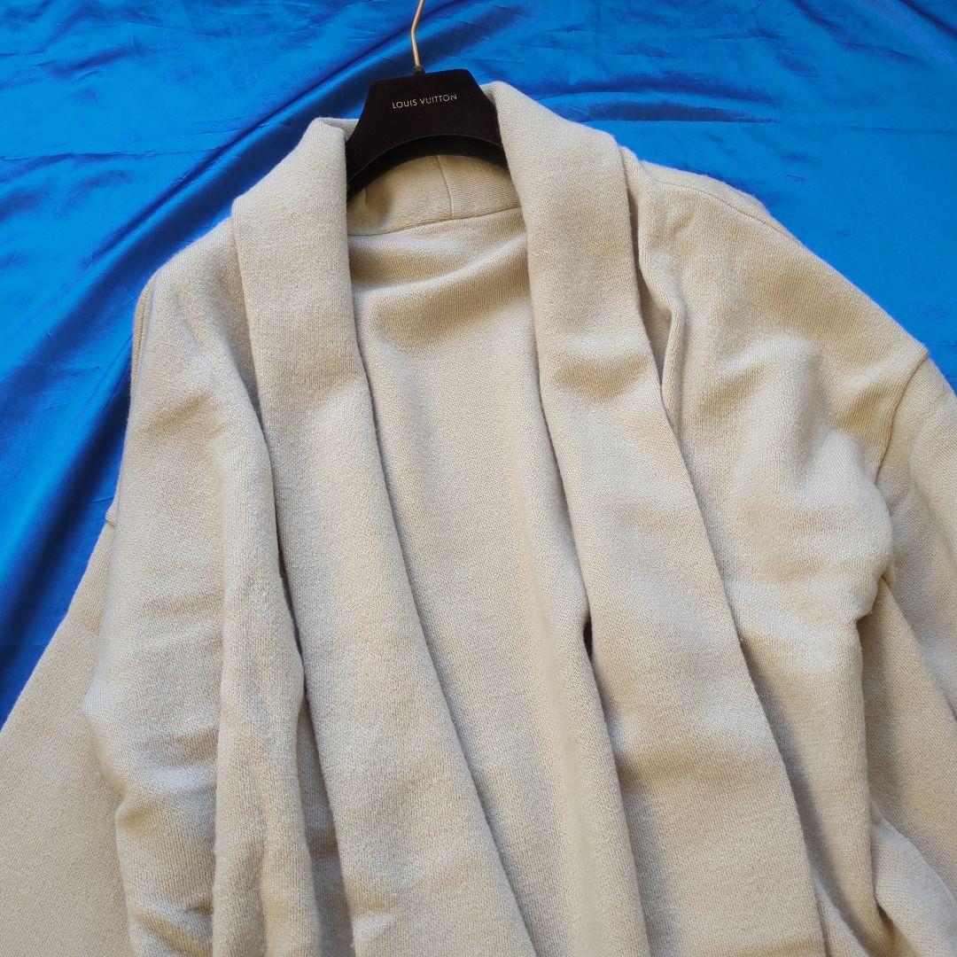 リラックスコーデ♪ドゥーズィエムクラス　スムースニットガウンコート　ロングカーデ