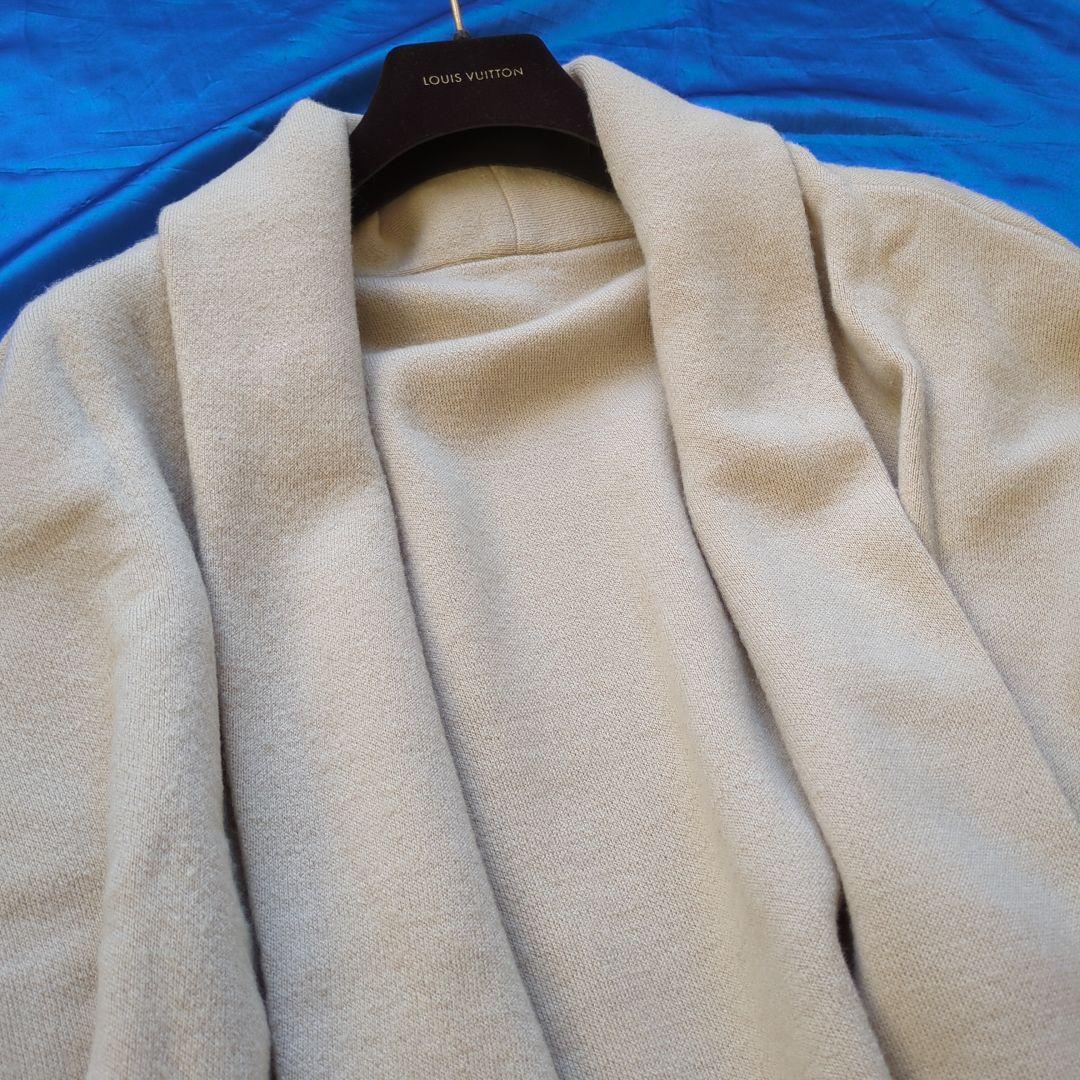 リラックスコーデ♪ドゥーズィエムクラス　スムースニットガウンコート　ロングカーデ