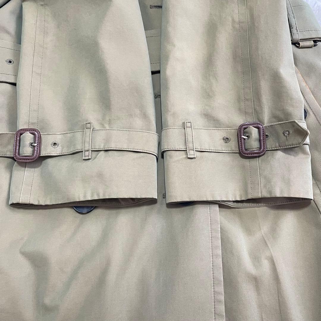 【希少】 バーバリーロンドン トレンチコート ライナー ベルト ダブル 玉虫色