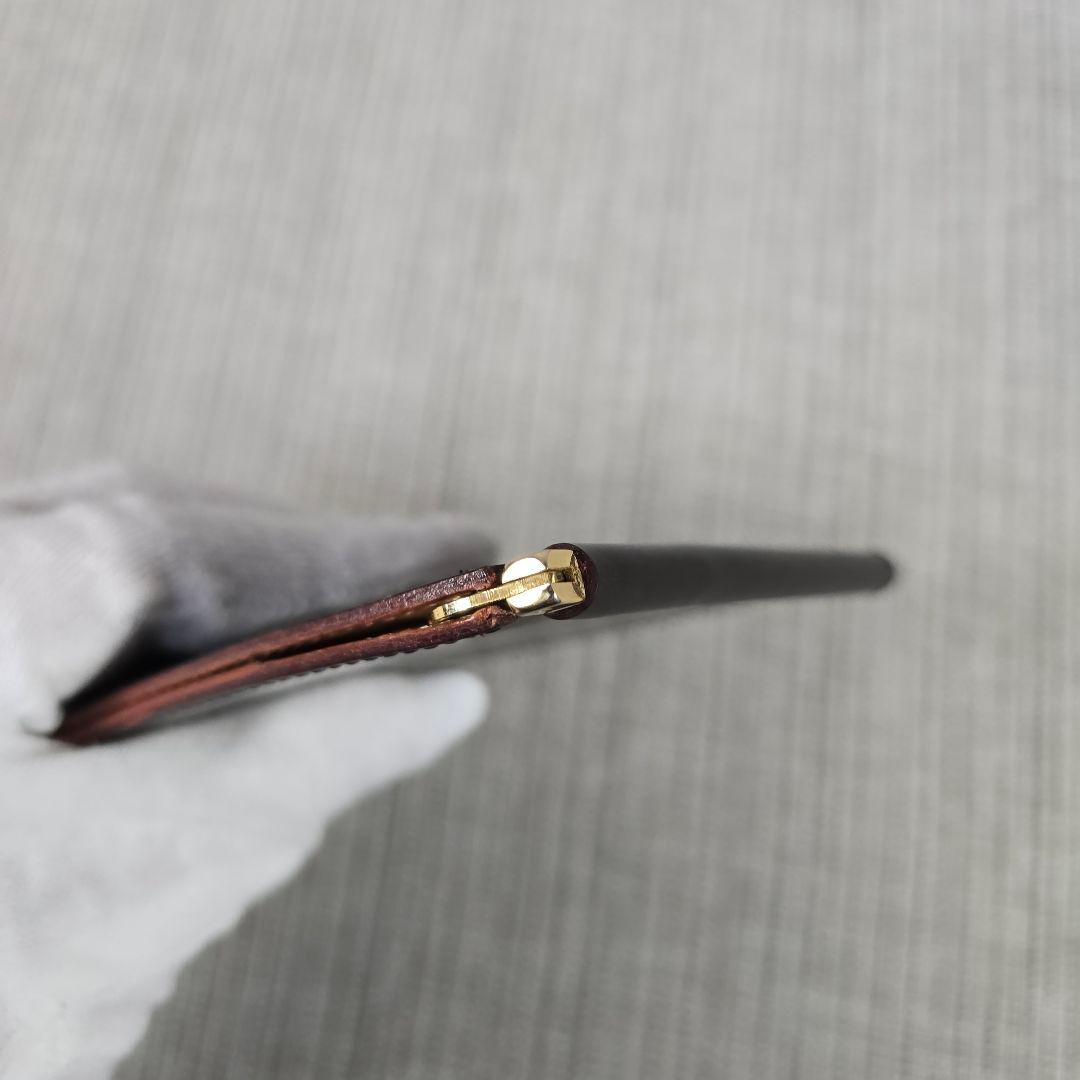 GANZO　ガンゾ　シンブライドル　マネークリップ　二つ折り財布　札入れ