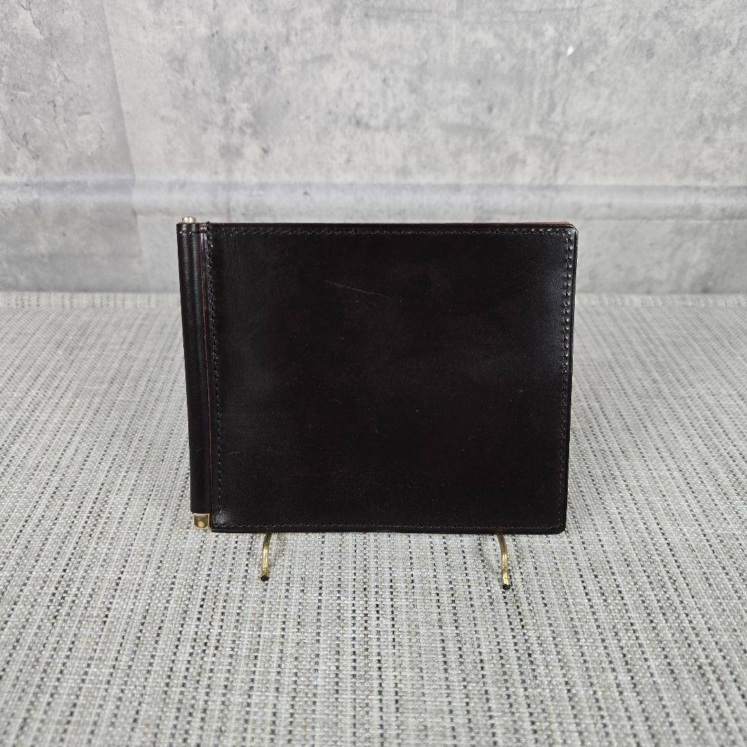 GANZO　ガンゾ　シンブライドル　マネークリップ　二つ折り財布　札入れ