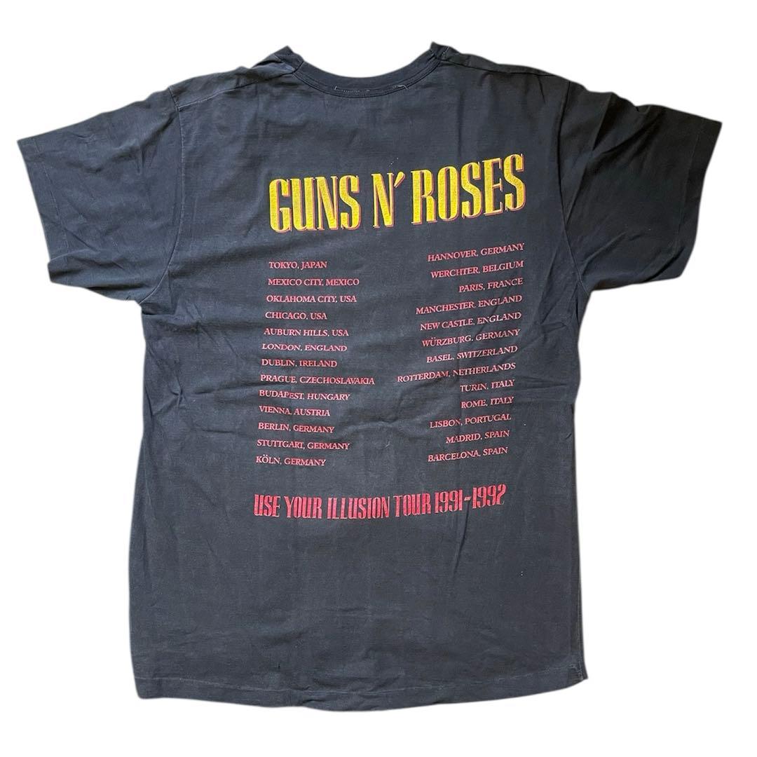 GUNS N'ROSES ガンズアンドローゼズ90sTシャツ XL