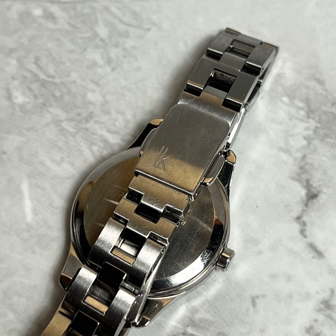 稼働美品 限定 セイコーLk レディース腕時計 1B22-0AX0 4Pダイヤ