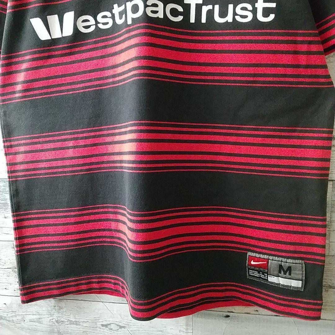 希少☆ナイキ 刺繍 ニュージーランド製 CRFU ラガーシャツ 半袖 L相当