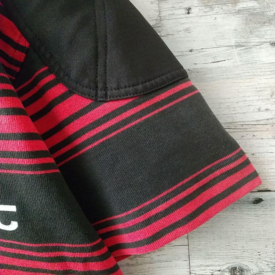 希少☆ナイキ 刺繍 ニュージーランド製 CRFU ラガーシャツ 半袖 L相当